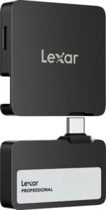 External SSD LEXAR Professional Go Portable 1TB USB 3.2 Write speed 1000 MBytes/sec Read speed 1050 MBytes/sec LSL400S001T-RNBNG - Image 4