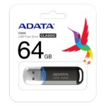 MEMORY DRIVE FLASH USB2 64GB/BLACK AC906-64G-RBK A-DATA - Image 3