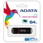 MEMORY DRIVE FLASH USB3.1 64GB/BLACK AUV150-64G-RBK ADATA - Image 2