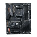 Mainboard GIGABYTE AMD B550 SAM4 ATX Memory DDR4 Memory slots 4 1xPCI-Express 16x 2xPCI-Express 3.0 1x 1xPCI-Express 3.0 2x 2xM.2 1xHDMI 1xDisplayPort 2xUSB 2.0 5xUSB 3.2 1xOptical S/PDIF 1xRJ45 5xAudio port B550AORUSELITEV21.5 - Image 2