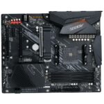 Mainboard GIGABYTE AMD B550 SAM4 ATX Memory DDR4 Memory slots 4 1xPCI-Express 16x 2xPCI-Express 3.0 1x 1xPCI-Express 3.0 2x 2xM.2 1xHDMI 1xDisplayPort 2xUSB 2.0 5xUSB 3.2 1xOptical S/PDIF 1xRJ45 5xAudio port B550AORUSELITEV21.5 - Image 4