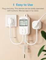 SMART HOME WI-FI THERMOSTAT/HEAT.&COOLING MTS200BHK MEROSS - Image 4