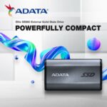 External SSD ADATA SE880 500GB USB-C Write speed 2000 MBytes/sec Read speed 2000 MBytes/sec AELI-SE880-500GCGY - Image 5