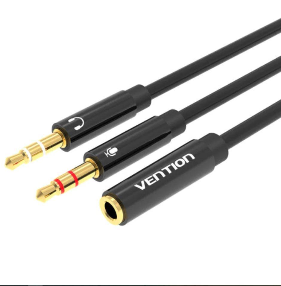 0c511cc7-11e6-431a-b933-a5fd104c480f CABLE AUDIO 2X3.5MM TO 3.5MM/0.3M BBTBY VENTION - Image 1