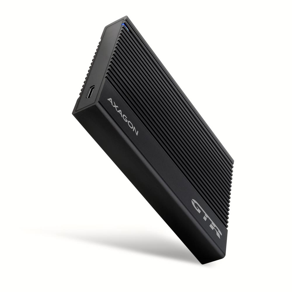 1687f548-2105-4e59-b728-aaa57559e4b9 HDD ACC ENCLOSURE 2.5"/USB-C BLACK EE25-GTR AXAGON - Image 1