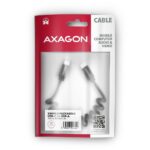 CABLE USB-C TO USB-C 0.6M 60W/TWISTER BLK BUCM-CM10TB AXAGON - Image 3