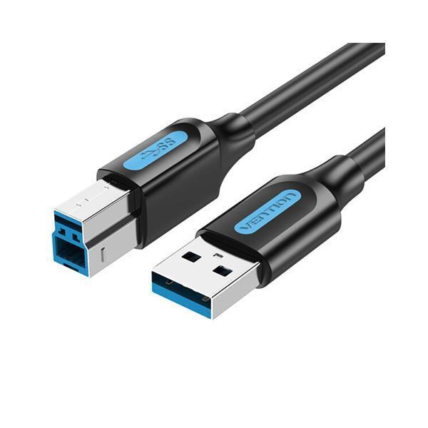 24e6ae03-8a52-469e-af47-9f0aa0d9d51d CABLE USB2.0 MALE TO MALE/1.5M BLACK COQBG VENTION - Image 1