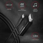 CABLE USB-C TO DP 1.8M/RVC-DPC AXAGON - Image 2