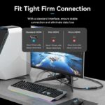 CABLE HDMI MALE/FEMALE 4K/2M BLACK AHCBH VENTION - Image 7