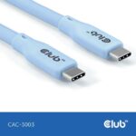 CABLE USB-C TO USB-C 2M/M/M BLUE CAC-3003 CLUB3D - Image 2