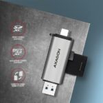 MEMORY READER USB-C+USB3.2 2SL/SD/MICROSD CRE-SAC AXAGON - Image 4