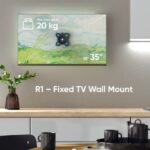 TV SET ACC WALL MOUNT /10-35"/BLACK R1-B ONKRON - Image 2