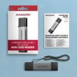 MEMORY READER USB-C+USB3.2 2SL/SD/MICROSD CRE-DAC AXAGON - Image 7