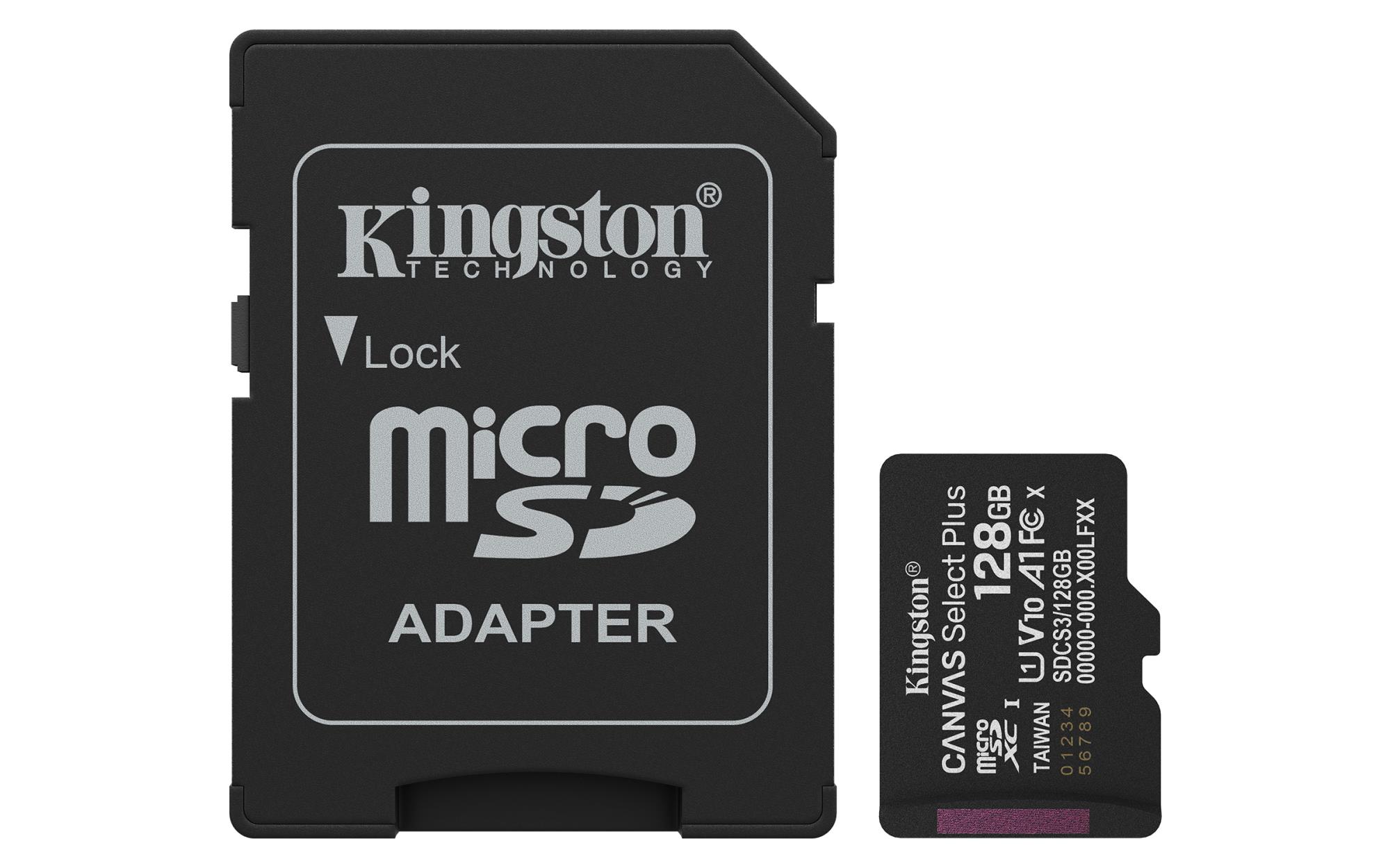 52a1b857-b572-460d-b166-5b53493b68c8 MEMORY MICRO SDXC 128GB UHS-I/W/ADAPTER SDCS3/128GB KINGSTON - Image 1