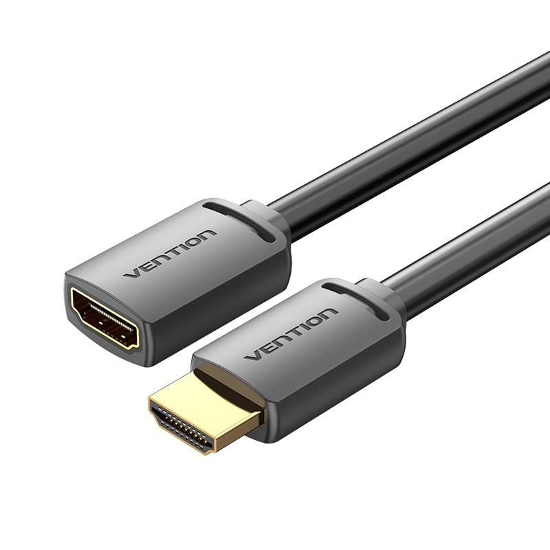 5c67d292-f6a6-4862-bc97-ea4e469cc6eb CABLE HDMI MALE/FEMALE 4K/2M BLACK AHCBH VENTION - Image 1