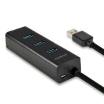I/O HUB USB3.0 4PORT CHARGING/0.3M HUE-S2B AXAGON - Image 2