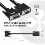 CABLE DVI-A TO VGA 3M/M/M CAC-1243 CLUB3D - Image 3