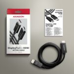 CABLE DP TO HDMI 1.8M/RVD-HI20C2 AXAGON - Image 6
