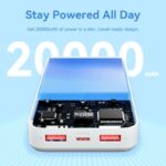 POWER BANK USB 20000MAH 22.5W/WHITE FHLW0 VENTION - Image 3