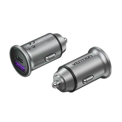 MOBILE CHARGER CAR 30W USB/2P GRAY FFFH0 VENTION