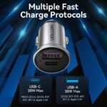 MOBILE CHARGER CAR 30W USB/2P GRAY FFFH0 VENTION - Image 19