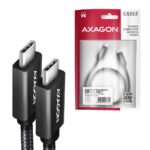 CABLE USB-C TO USB-C 2M 100W/BLACK BUCM32-CM20AB AXAGON - Image 2