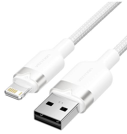 782b117e-4cf0-4dd8-b778-0826bbf52251 CABLE USB2.0 TO LIGHTNING/1M WHITE LANWF VENTION - Image 1