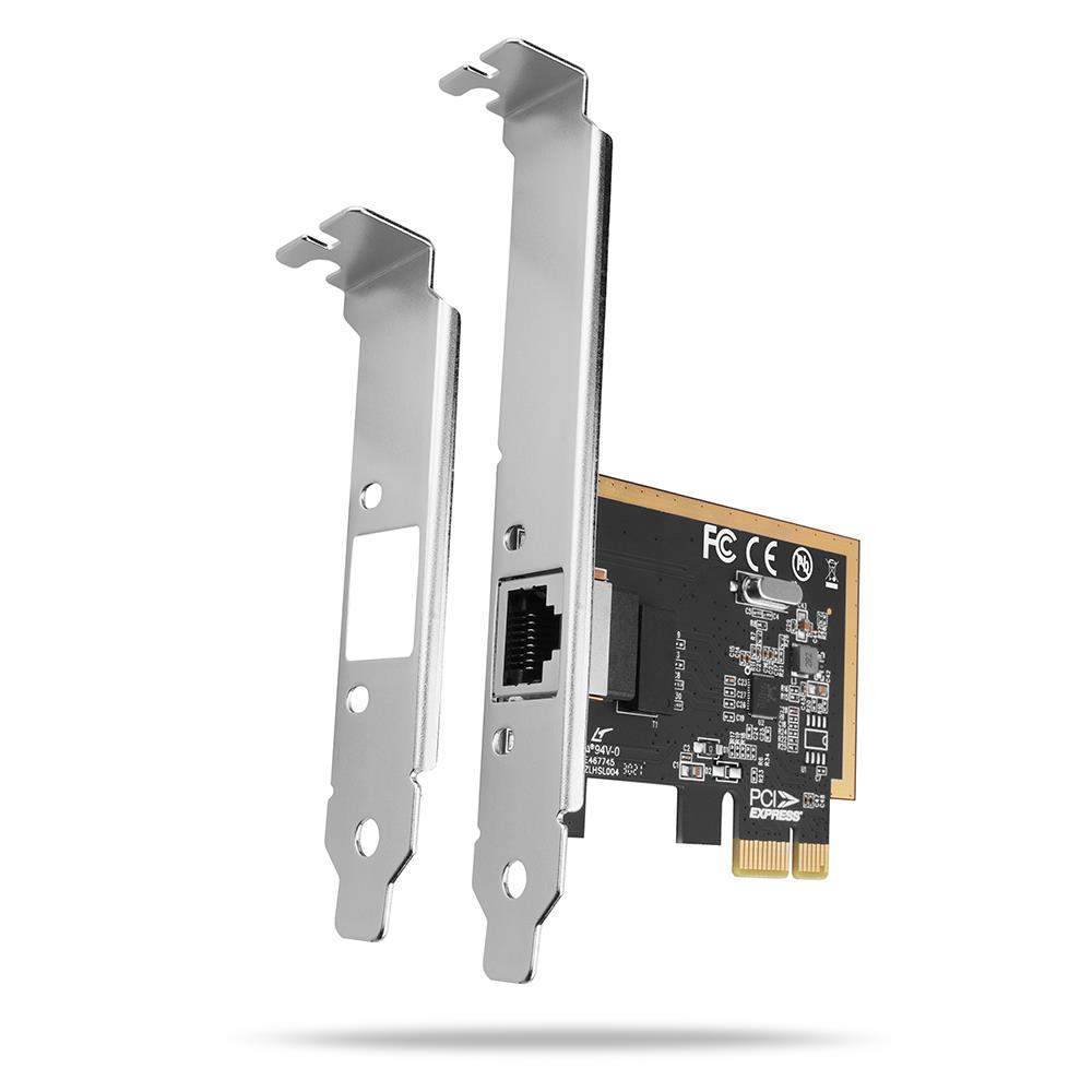 7fcca9d4-2490-4db1-8acd-34cd4a9a983e NET CARD PCIE 1GBE 1PORT/SP&LP PCEE-GRF AXAGON - Image 1
