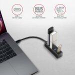 I/O HUB USB-C 4PORT MINI/0.2M HUE-M1C AXAGON - Image 3