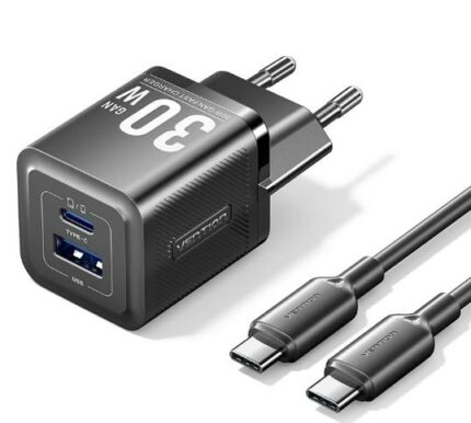 MOBILE CHARGER WALL USB +CABLE/30W 2P TZ-FEQB0-EU-01 VENTION