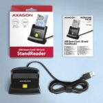 CARD READER STAND SMARTCARD/ID/USB2.0 1.3M CRE-SM4N AXAGON - Image 5