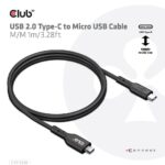 CABLE USB TO MICRO USB 1M/M/M CAC-1526 CLUB3D - Image 2