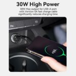 MOBILE CHARGER CAR 30W USB/2P GRAY FFFH0 VENTION - Image 17