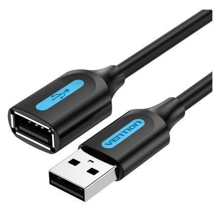 9797bb9c-8267-4acc-a043-e28544d0c00a CABLE USB2.0 MALE TO FEMALE/5M BLACK CBIBJ VENTION - Image 1