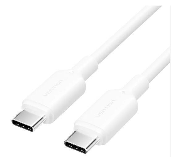 a4f86bce-4194-4606-b9f7-44f1049f3082 CABLE USB-C TO USB-C/2M WHITE TRCWH VENTION - Image 1