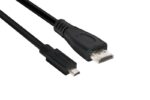 CABLE MICRO HDMI TO HDMI 1M/M/M CAC-1351 CLUB3D