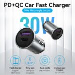 MOBILE CHARGER CAR 30W USB/2P GRAY FFFH0 VENTION - Image 20