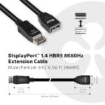 CABLE DP TO DP 2M/M/F CAC-1022 CLUB3D - Image 3