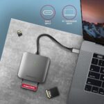 MEMORY READER USB-C 3-SLOT/SD/MICROSD/CF CRE-S3C AXAGON - Image 5