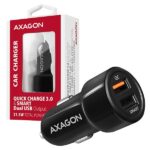 MOBILE CHARGER CAR USB 2PORT/31.5W PWC-QC5 AXAGON - Image 2