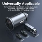 MOBILE CHARGER CAR 30W USB/2P GRAY FFFH0 VENTION - Image 10