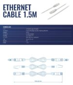 PATCH CABLE ETHERNET/1.5M PR2LA15B TELTONIKA