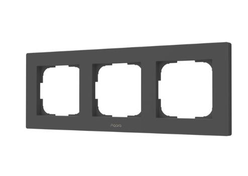 c3400fab-ce0f-41d2-b6d1-e578b84104c9 SMART SWITCH FRAME H2 (3-GANG)/GRAY FE-X02D-G AQARA - Image 1