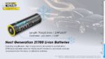 BATTERY RECH. 21700 4200MAH/NL2142LTP NITECORE - Image 8
