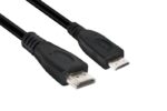 CABLE MINI HDMI TO HDMI 1M/M/M CAC-1350 CLUB3D