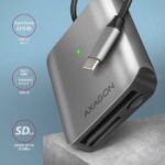 MEMORY READER USB-C 3-SLOT/SD/MICROSD/CF CRE-S3C AXAGON - Image 2