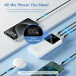 POWER BANK USB 20000MAH 22.5W/WHITE FHLW0 VENTION - Image 4
