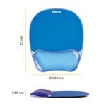 MOUSE PAD CRYSTAL GEL/BLUE 9114120 FELLOWES - Image 3