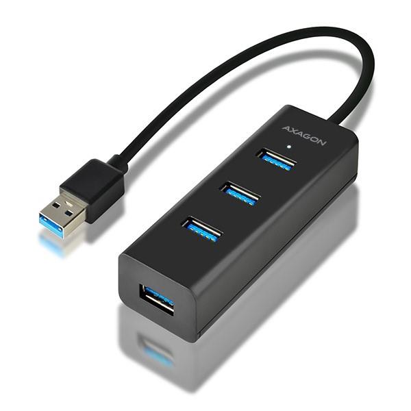 f8f63ef0-0126-4db5-9d1c-b7ce43a31788 I/O HUB USB3.0 4PORT CHARGING/0.3M HUE-S2B AXAGON - Image 1