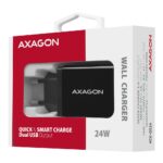 MOBILE CHARGER WALL USB 24W/2PORT ACU-QS24 AXAGON - Image 4